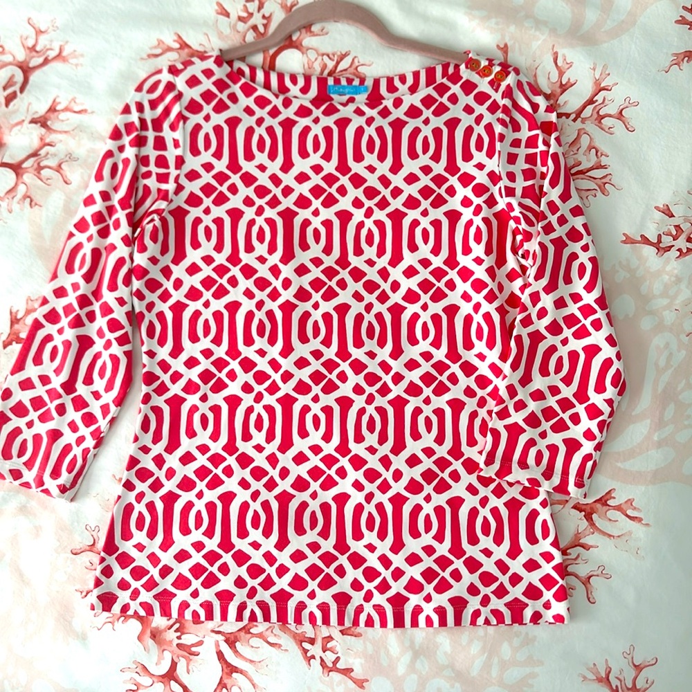 J.McLaughlin boatneck top size small